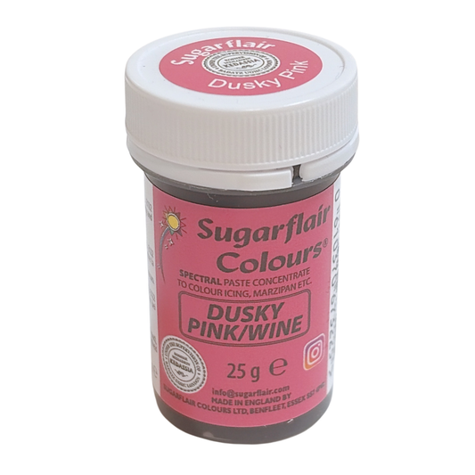 Sugarflair Paste Colours - Spectral ［Dusky Pink］