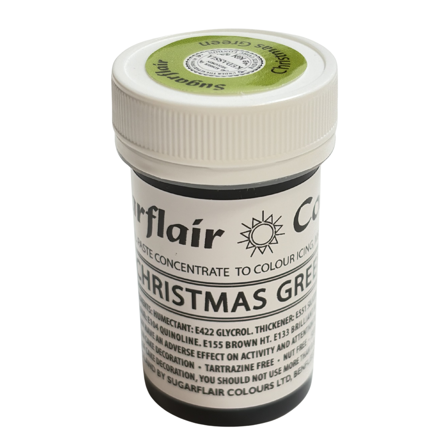 Sugarflair Paste Colours - Tartranil ［Christmas Green］