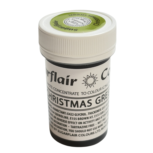 Sugarflair Paste Colours - Tartranil ［Christmas Green］