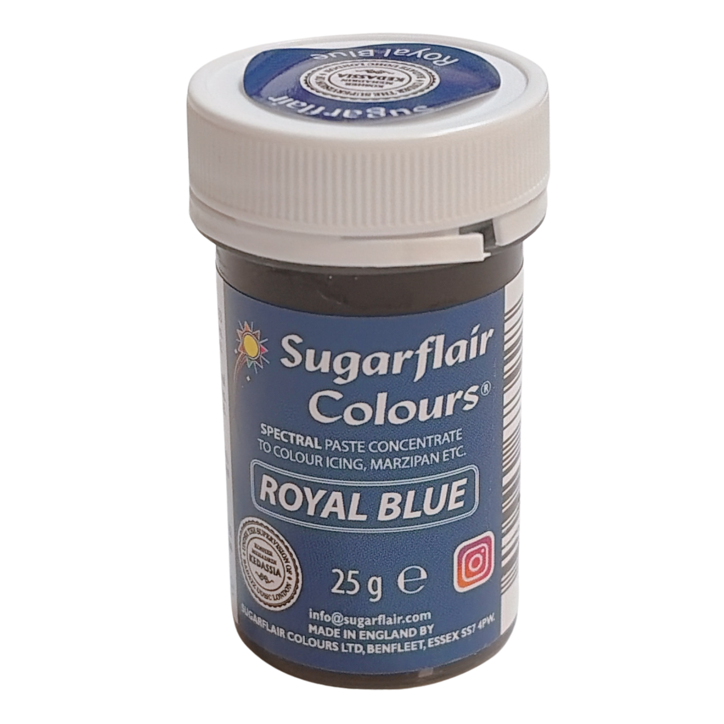 Sugarflair Paste Colours - Spectral ［Royal Blue］