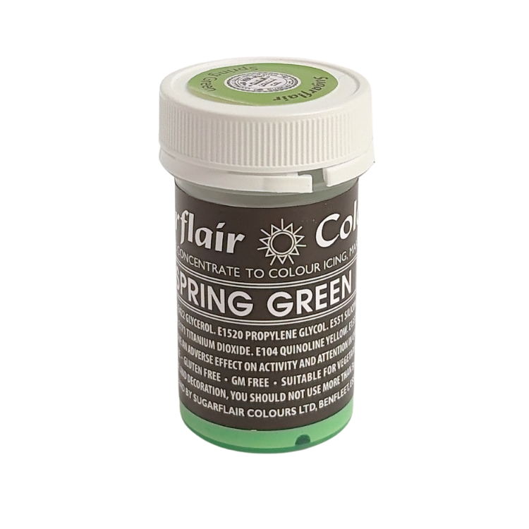 Sugarflair Paste Colours - Pastel Spring Green