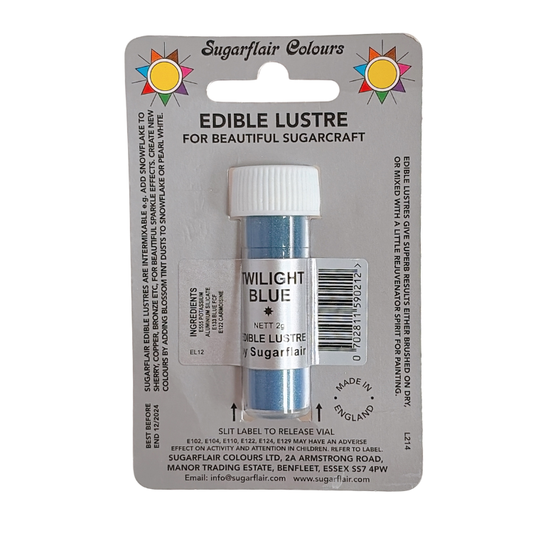 Sugarflair Colour /Edible Lustre ［色：Twlight Blue］※賞味期限切れ