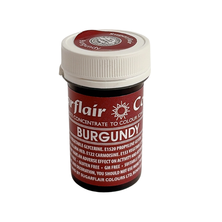Sugarflair Paste Colours - Spectral Burgundy