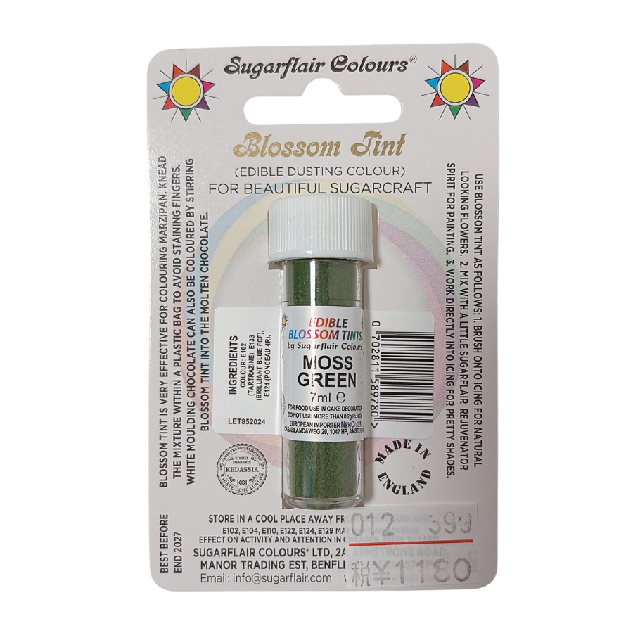 Sugarflair Blossom Tint Dusting Colours - ［色：Moss Green］