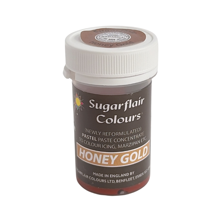 Sugarflair Paste Colours - Pastel Honey Gold