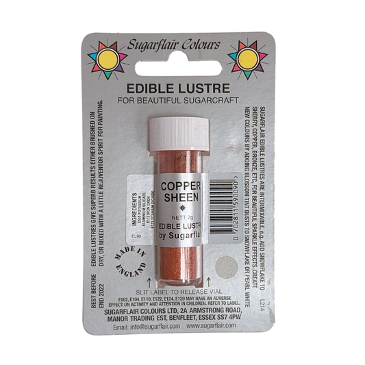 Sugarflair Colour /Edible Lustre ［色：Copper Sheen］※賞味期限切れ
