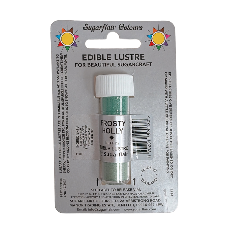 Sugarflair Colour /Edible Lustre ［色：Frosty Holly］※賞味期限切れ