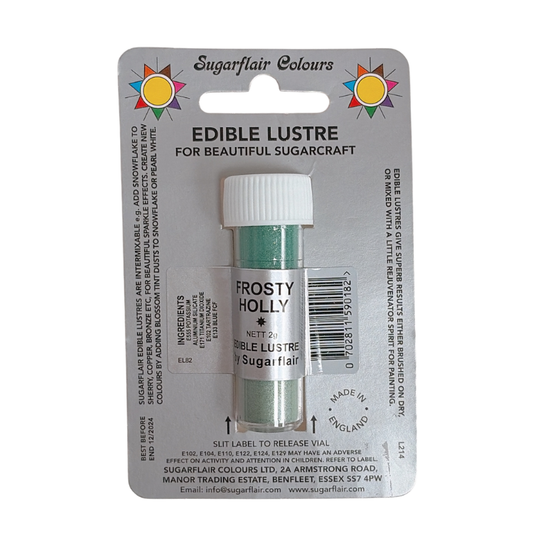 Sugarflair Colour /Edible Lustre ［色：Frosty Holly］※賞味期限切れ